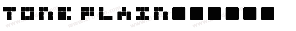 Tone Plain字体转换